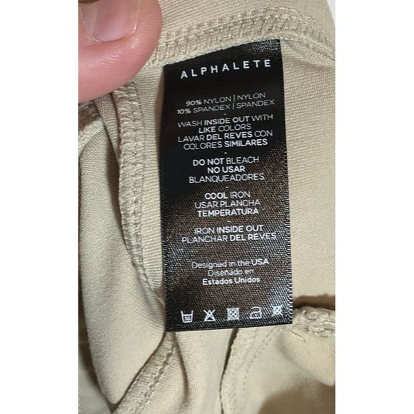 Alphalete Trace Joggers Medium Women’s Tan Sand M - Picture 10 of 11